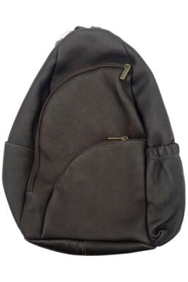 Le Donne Leather Unisex Sling Pack Bag Cafe | eBay display picture 1