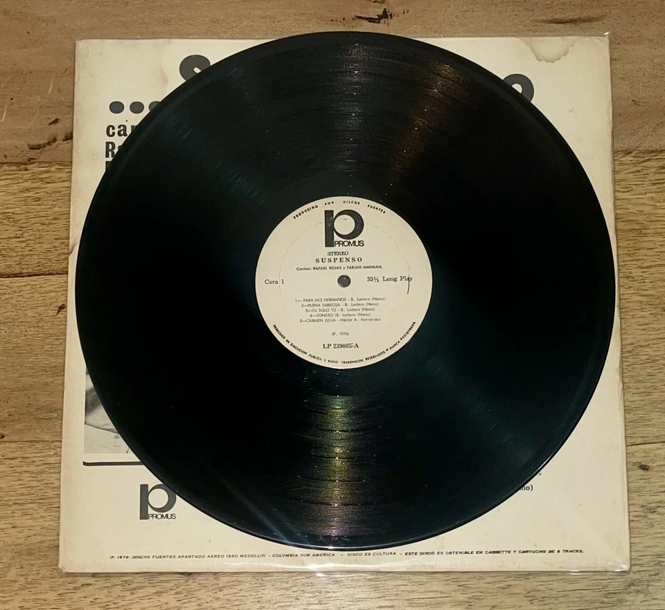 Grupo Suspenso.. Cantan Rafael Rojas Y Fabián Manama - Guaguanco Foto 4 de 4