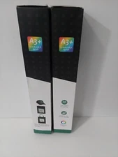 2 X DTF Transfer Film Roll, A3 Plus 13" x 36 ft PET Heat Press Transfer Paper 