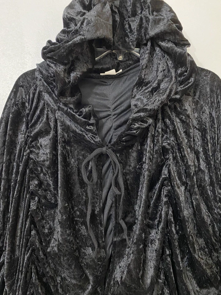 De colección Capa con Capucha Bata de Halloween Manga Larga Mago Hechicero Segador Foto 4 de 4