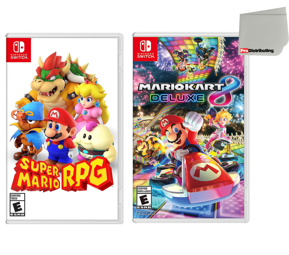 Super Mario RPG and Super Mario Bros Wonder Two Game Bundle - Nintendo  Switch