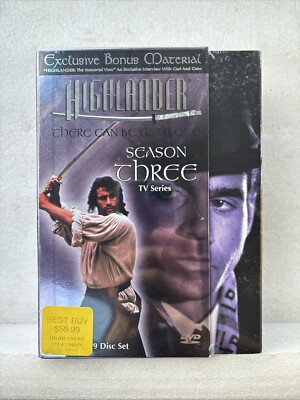 Highlander The Series - Season 3 [DVD] 9 Disc New Sealed