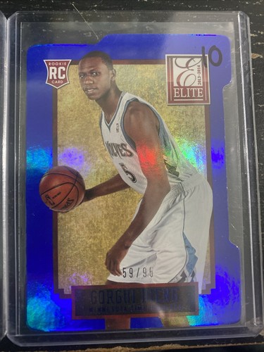 Gorgui Dieng Auto Lot! Panini Threads Auto Jersey, Elite Aspirations Blue!! - Picture 3 of 5