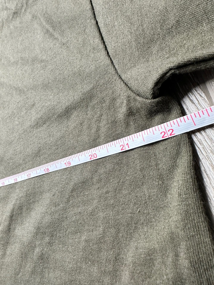 Camiseta de rap vintage Nike Center Mini Swoosh Travis Scott años 90 nueva sin etiquetas marrón naranja L/S mediana Foto 4 de 4