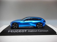 Norev Peugeot Instinct Concept Car 2017 1:43 Blau 473892 Modellauto