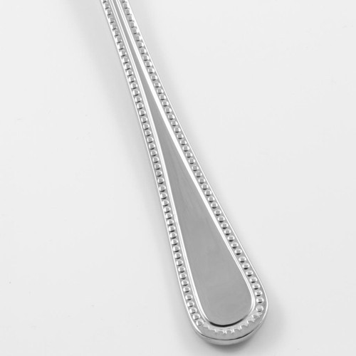 Brand New Stainless Steel Bead Dessert Spoon Made In Sheffield England - Picture 2 of 3