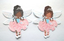 3D UPick New09 Baby Angel Fairy African American Card Scrapbook Embellishment