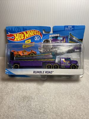 Hot Wheels RUMBLE ROAD 50 Years Purple With Car 2017 BDW53-0932