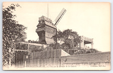 Vtg Postcard Paris Montmartre Moulin de la Galette Windmil France Carte Postale