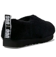 Womens UGG Classic Cozy Bootie Slipper Black Suede Size 7