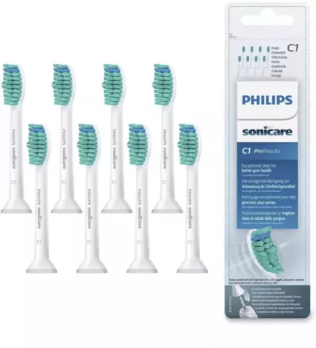 Philips Sonicare C1 ProResults Spazzolini Sonici, 4/8 Pezzi, Bianco, Originale - Foto 14 di 18