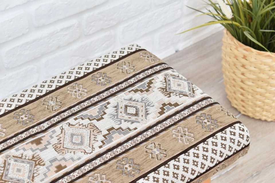 Luxurious Stool - Modern Farmhouse - Perfect for Living Room & Bedroom Chair - Image 4 of 4