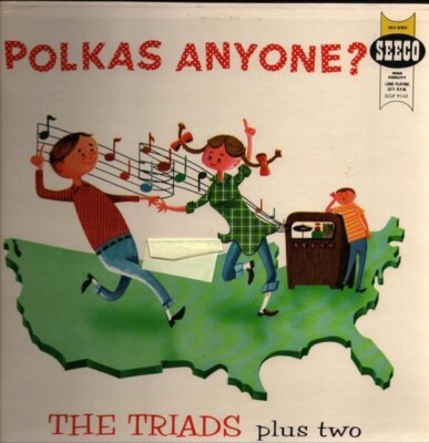 The Triads Polkas Anyone? NEAR MINT Seeco Records, Inc. Vinyl LP