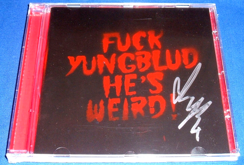 YUNGBLUD - WIERD..CD NEW SEALED 2020 LTD ED SIGNED AUTOGRAPHED INTERSCOPE