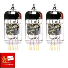 New Genalex Reissue ECC82 12AU7 Gain Matched Trio (3) GOLD PINS Vacuum Tubes