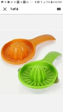 Urban Trend Tango White/ Green/ Orange Plastic Citrus Juicer