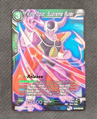 DBS Masters - King Cold, Supreme Ruler - BT13-082 Prerelease ENG