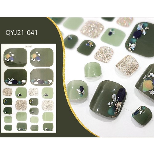 Fashion Toe Nail Stickers Decals Wraps Nail Art SelfStick Women Convenient - Picture 45 of 52