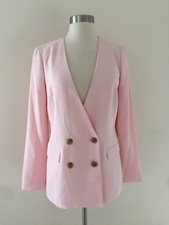 New JCREW French girl blazer in 365 crepe Pink Size 2 H6285