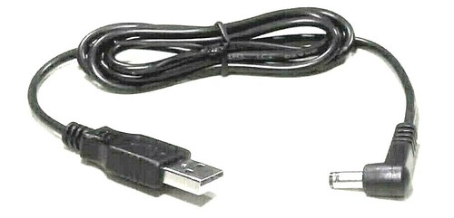 2 pcs USB to 5.5 mm/2.1 mm 5 Volt DC Male Plug Barrel Jack Power Cable Connector - Picture 2 of 5