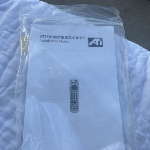 ATI Remote Wonder Remote Control & RF Receiver And Manual new - Picture 2 of 8