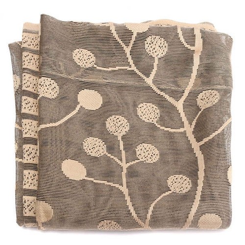 Cortina de ventana transpirable europea, hilo de lino - Imagen 6 de 11