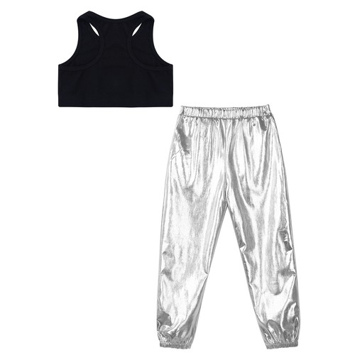 Kids Girls Tracksuits Fitness Sweatsuit Fashion Vest And Trousers Set Outdoor - Picture 32 of 45