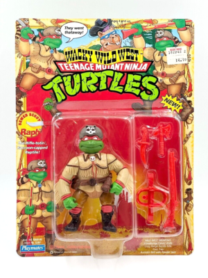 TMNT NINJA TURTLES WACKY WILD WEST SEWER SCOUT RAPH RAPHAEL 1992
