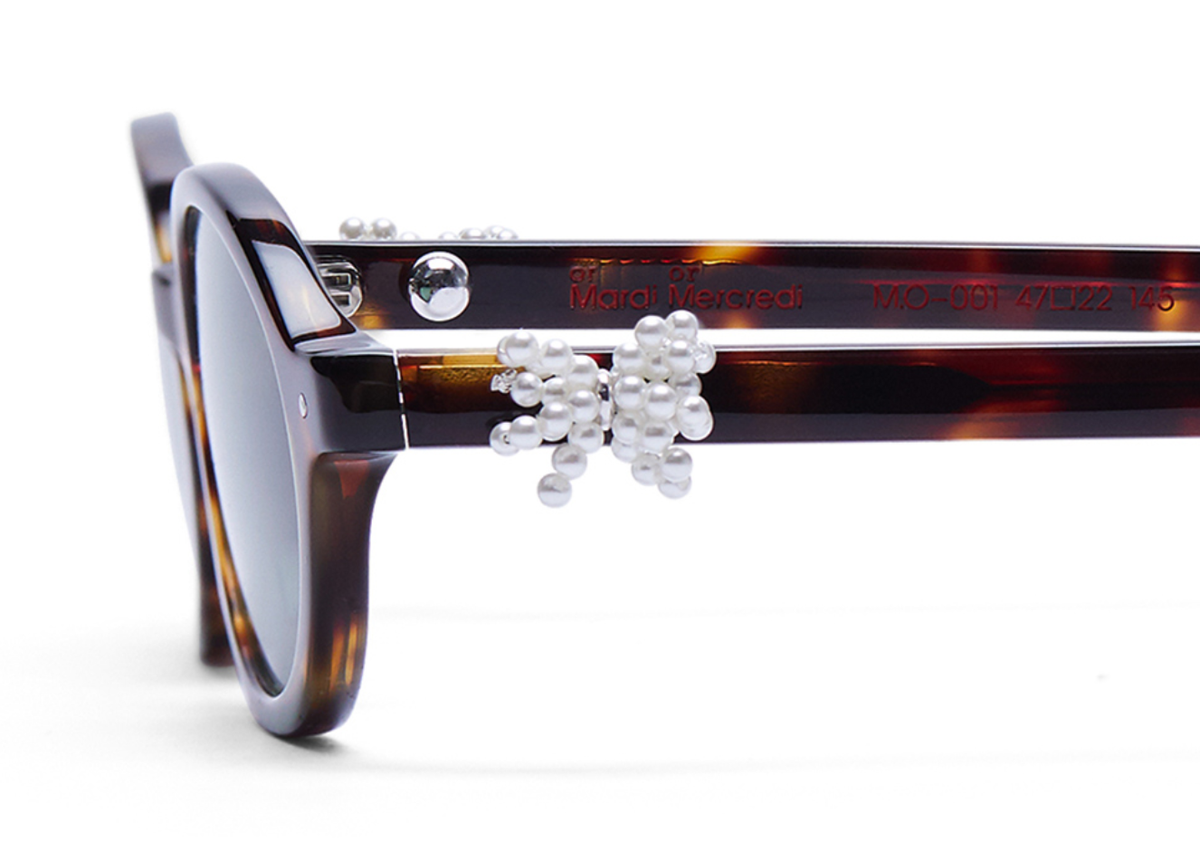 Mardi Mercredi ROUND SUNGLASSES M.O-001_DARK TORTOISE / +