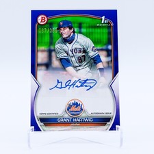 2023 1st Bowman Grant Hartwig Auto Purple /250 #PPA-GH