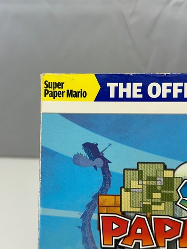 Official Nintendo Power Super Paper Mario Player's Guide Nintendo Wii With Map - Picture 4 of 10
