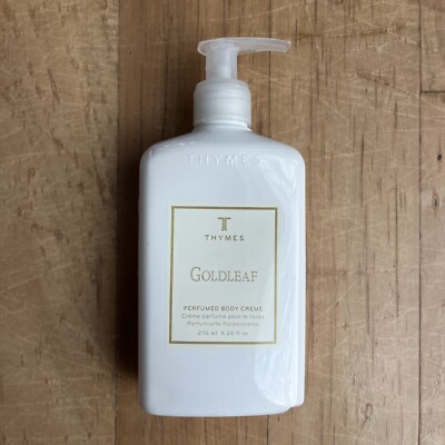 Thymes Goldleaf Perfumed Body Creme 9.25 oz Pump New