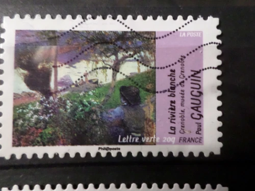 FRANCE 2013, Self-Adhesive Stamp 831, Art, Gauguin Painting Canceled, VF STAMP