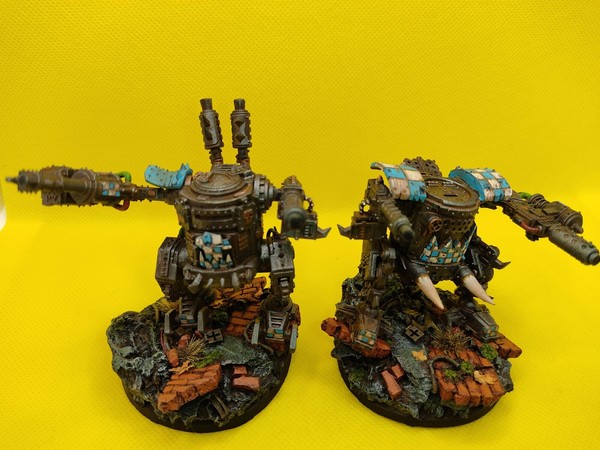 Warhammer 40K 2 Ork Killa Kans pintado Pro - 40K 2 Ork Killa Kanz Pro painted
