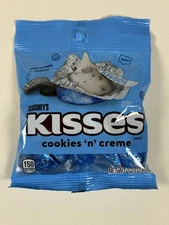 🍫 Hershey's Kisses Cookies 'n' Creme Chocolate Candy FRESH - Comb.SHIP +$1/ea