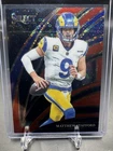 2025 Panini Select Football Red Disco Matthew Stafford #219