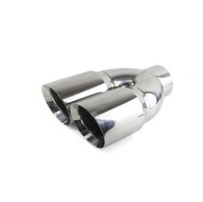 4 To 6 Dual Diesel Exhaust Tip Pipe Polished Stainless Steel 4 To 6 Dual Diesel Exhaust Tip Pipe Polished Stainless Steel