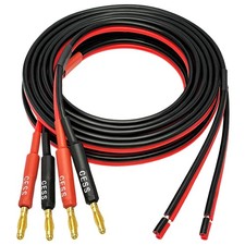 Cess-225-6f Banana Plug Adapter Connector To Bare Wire Open End Audio Cable Cess-225-6f Banana Plug Adapter Connector To Bare Wire Open End Audio Cable