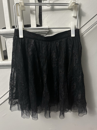 MAJE DAMEN SCHWARZ JOLITA SPITZENROCK GR 40. (81) - Bild 1 von 4