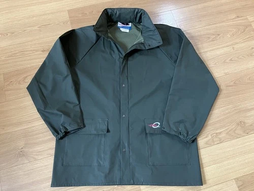 Sioen Flexothane Classic Dortmund Coat Olive Green WaterProof Jacket Large