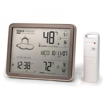 AcuRite 75077A3M Self-Learning Forecast Wireless Grayscale Display 