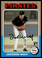 2024 Topps Heritage #216 Jackson Wolf RC