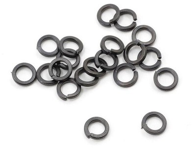 ProTek RC 4mm High Strength Sicherungsscheiben schwarz (20) / PTK-H-5101
