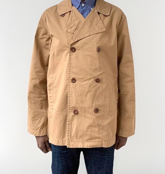 Edwin Sandstorm Reefer Jacke Camel Stone Washed S