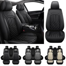 Car 25 Seat Covers For Chevysubaru Waterproof Faux Leather Seat Cushion Pad Us