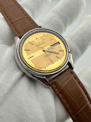 Vintage Seiko 5  Automatic Authentic Japan Made Men's Wrist Watch 21 Jewels