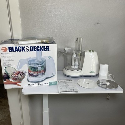 Black & Decker Home Quick N Easy Plus Food Processor Model # FP1400 Works!