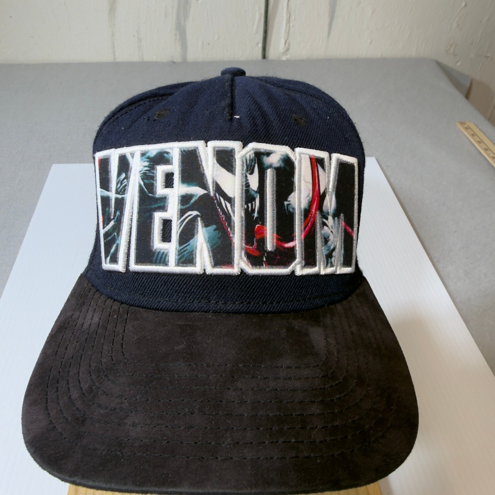 Marvel Venom Snapback Baseball Cap Adjustable Dar… - image 7