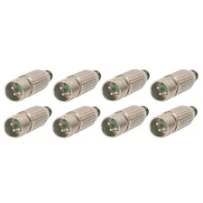 Lot of 8 New ORIGINAL Switchcraft AAA3MZ XLR Male Connector, Cable Mount