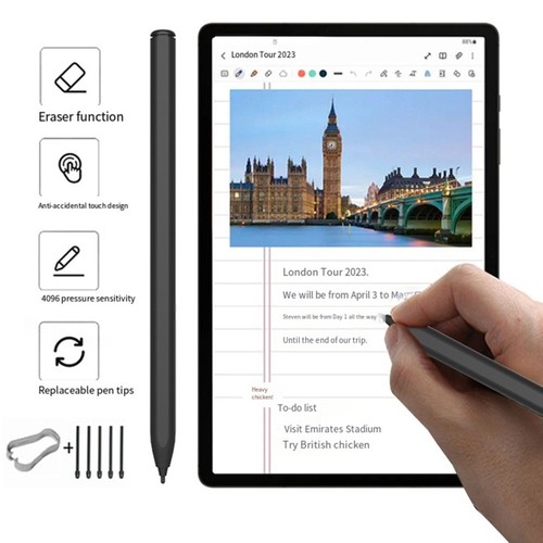 Stylo EMR Magnétique avec 4096 Niveaux de Pression pour Utilisation Remarquable - Photo 6/13